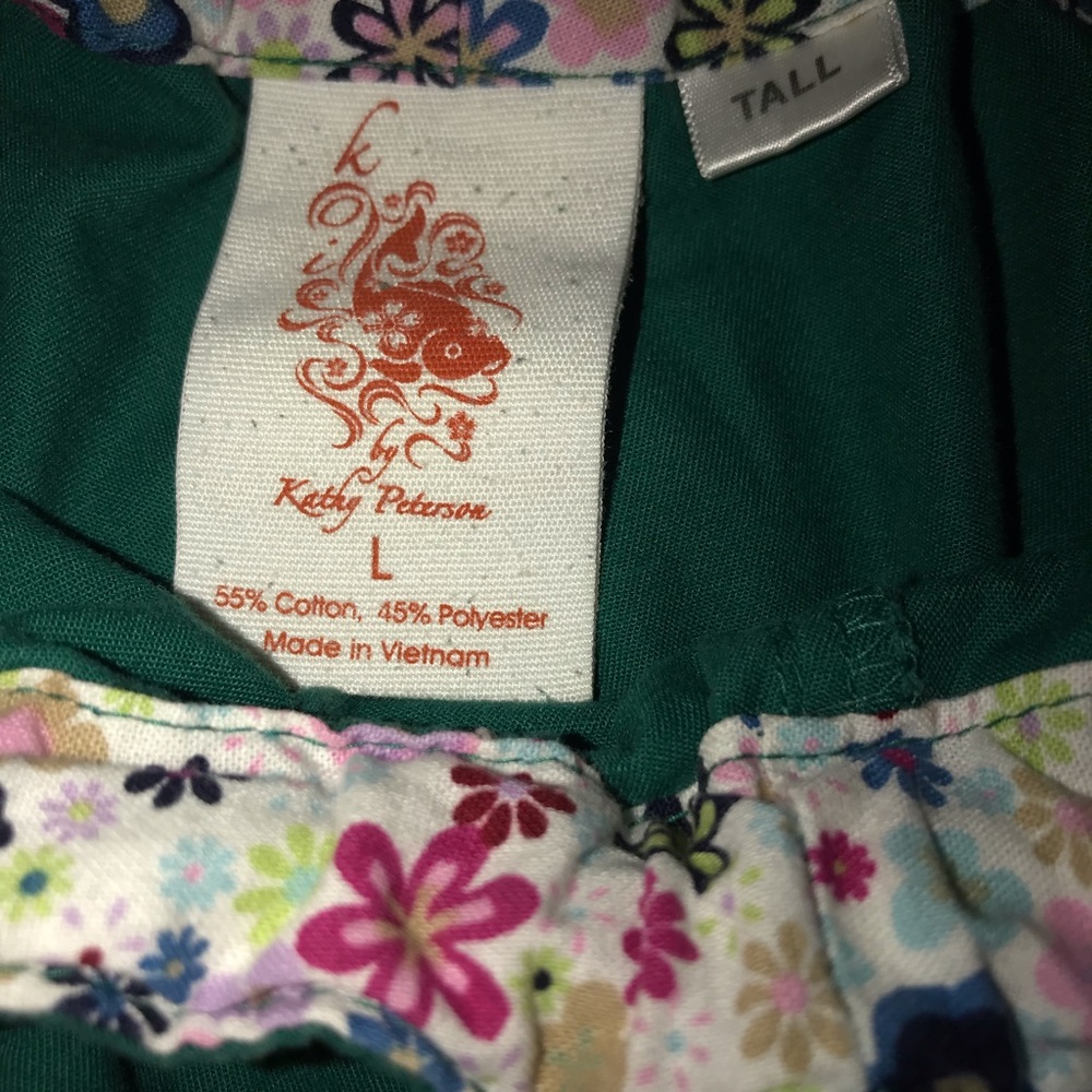 Koi Large Tall Green Scrum Pants